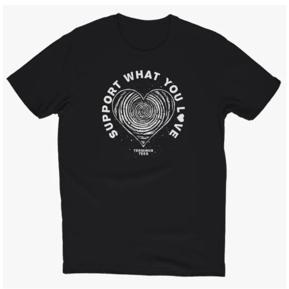 Terminus Tees Tops Nwt Terminus Tee Support What You Love Black